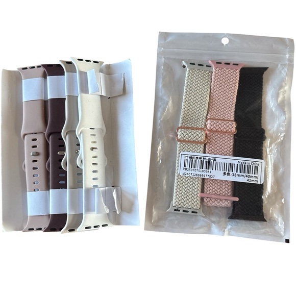 Set of Apple Watch Bands in Neutral Tones - Picture 1 of 1